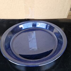 Blue Pyrex Pie Dish
